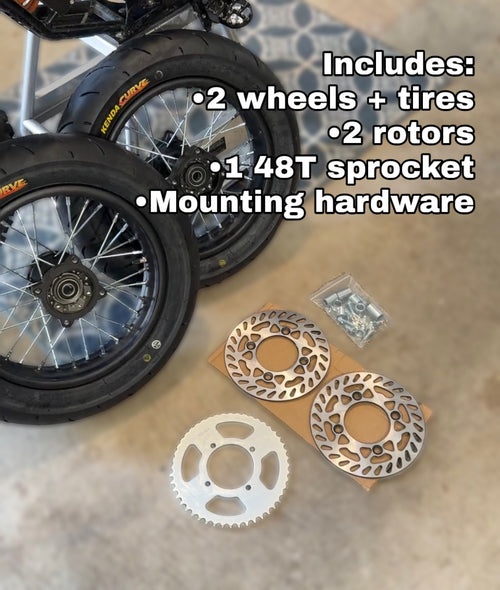Supermoto Wheel Set for Yozma/Qronge/Tuttio